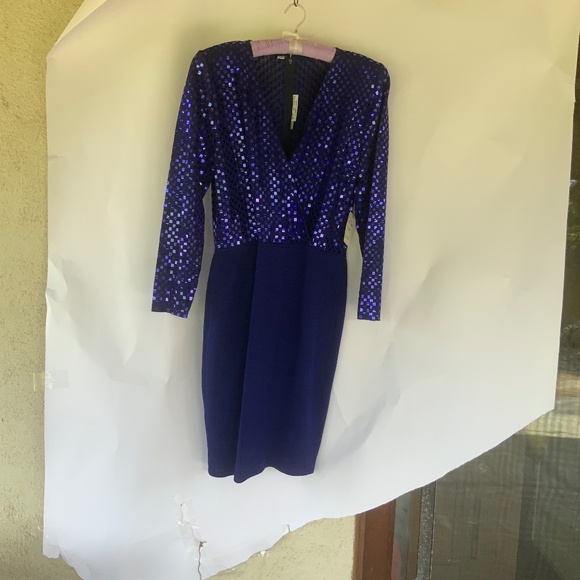 VINTAGE ST. JOHN EVENING DRESS - Picture 1 of 5